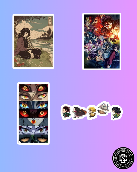 Demon Slayer Stickers pack - 14 pcs