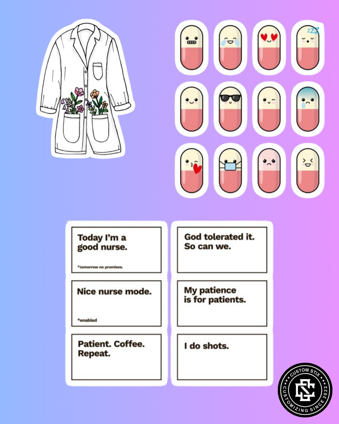 Doctors Stickers pack - 45 pcs