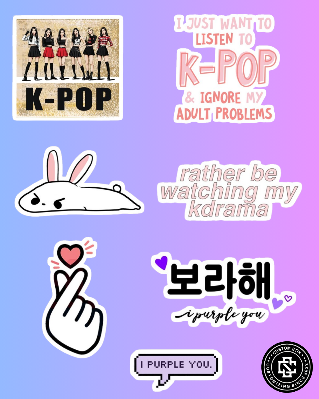 K-Pop Stickers pack - 20 pcs
