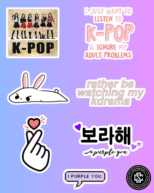 K-Pop Stickers pack - 20 pcs