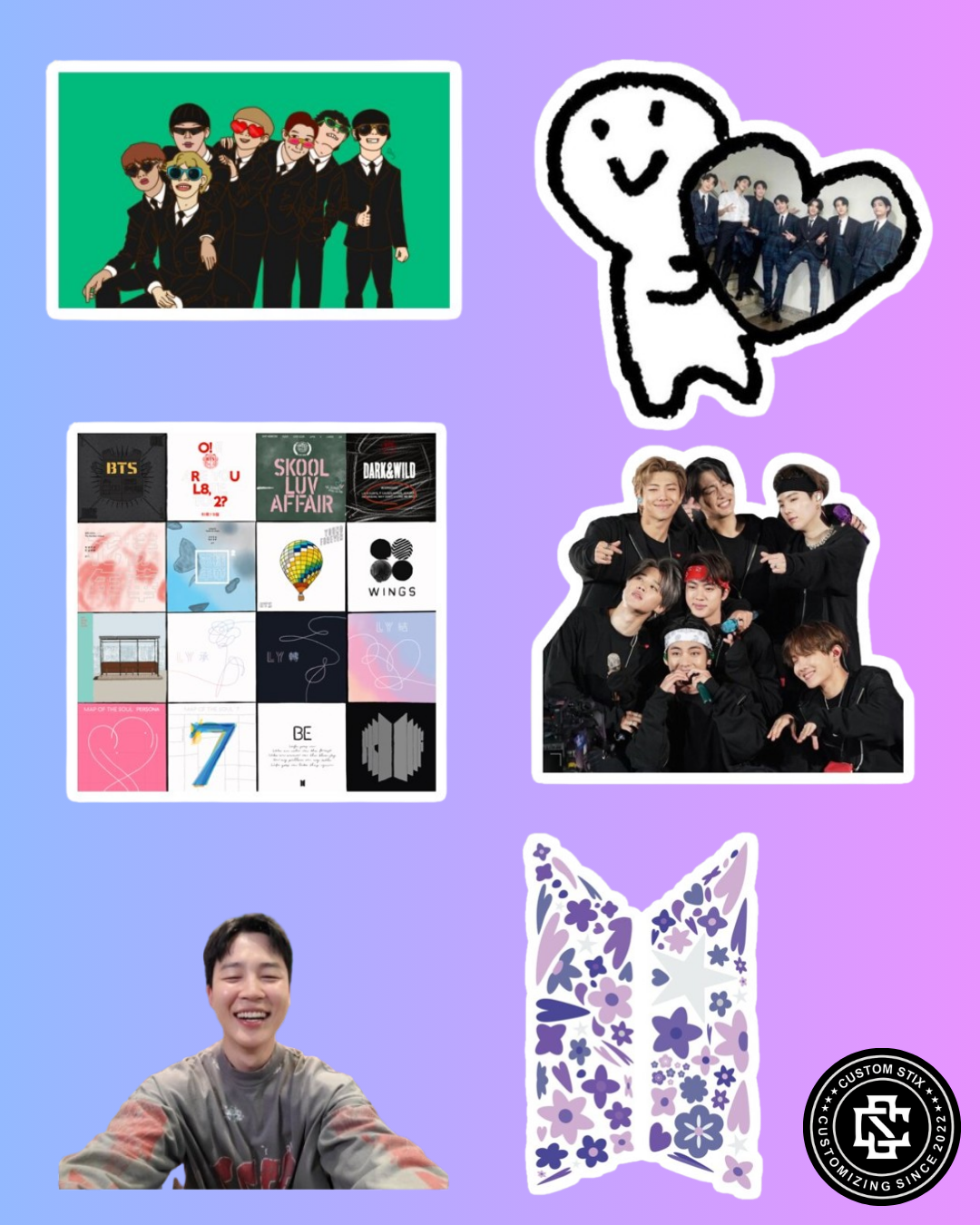 K-Pop Stickers pack - 20 pcs