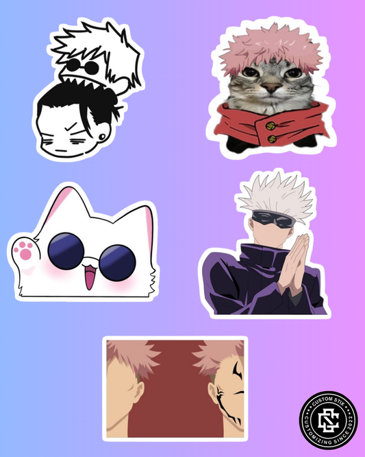 Jujutsu Kaisen Stickers pack - 10 pcs