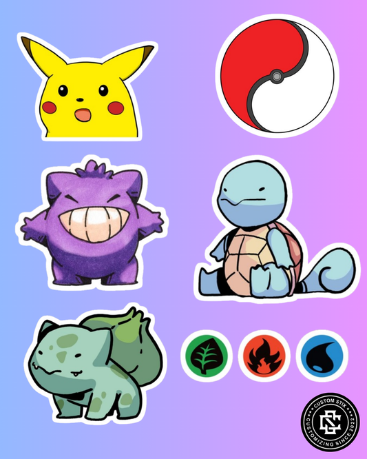 Pokemon Stickers pack - 15 pcs