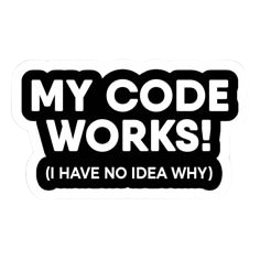 My code works Sticker