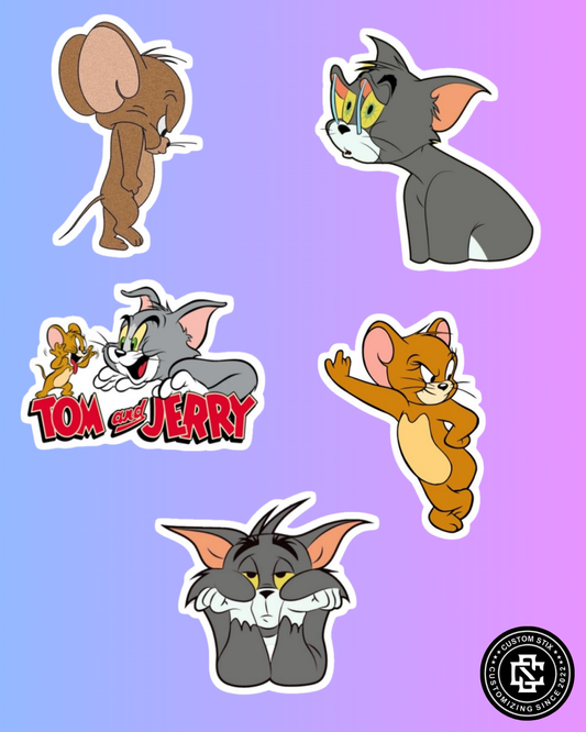 Tom and Jerry Stickers pack - 15 pcs