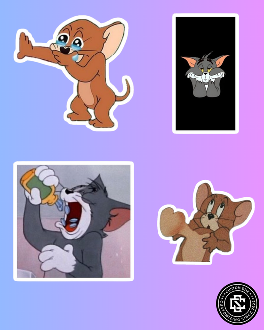 Tom and Jerry Stickers pack - 15 pcs