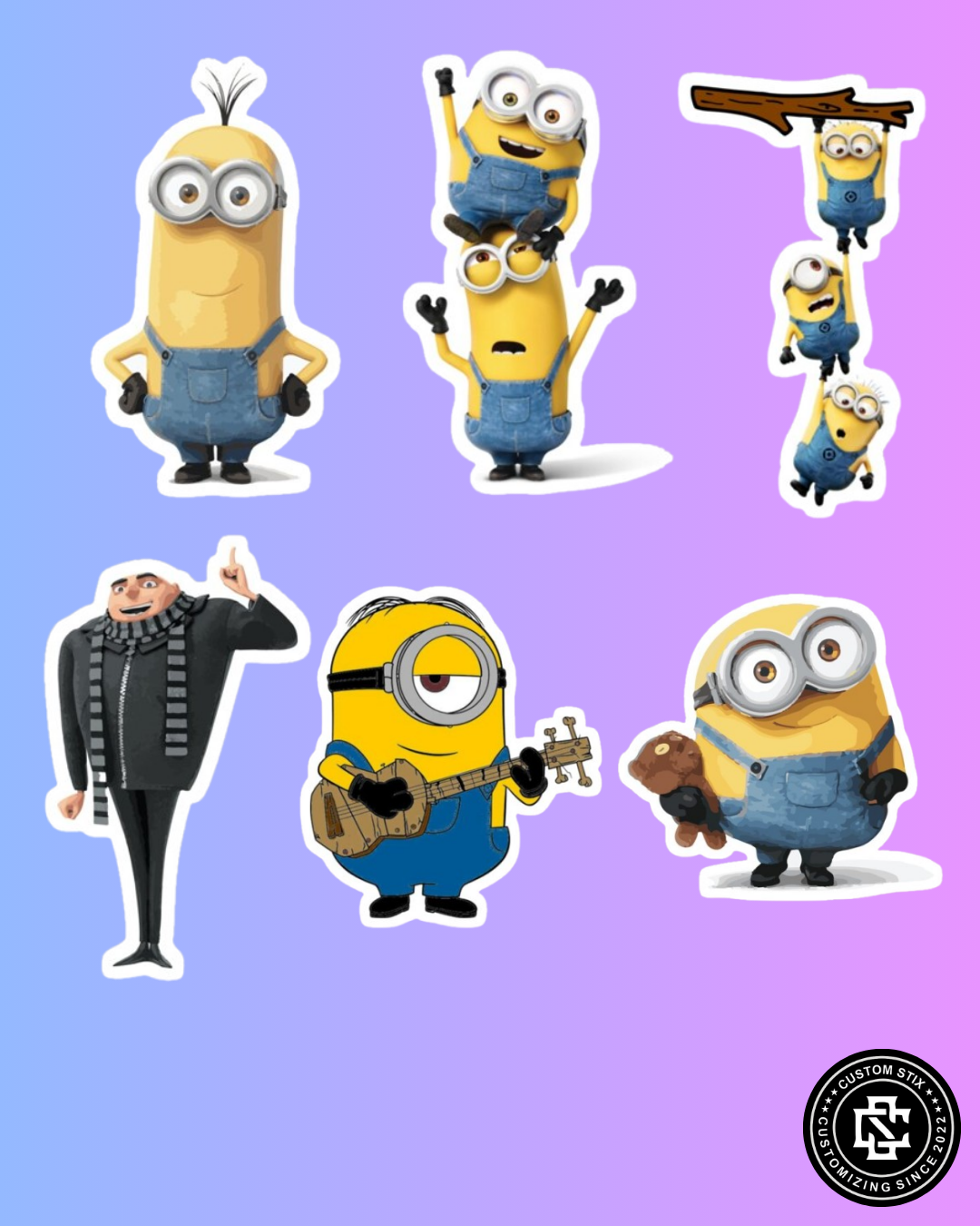 Minions Sticker Pack - 25 pcs