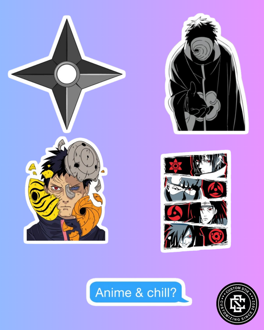 Naruto Stickers pack- 10 pcs