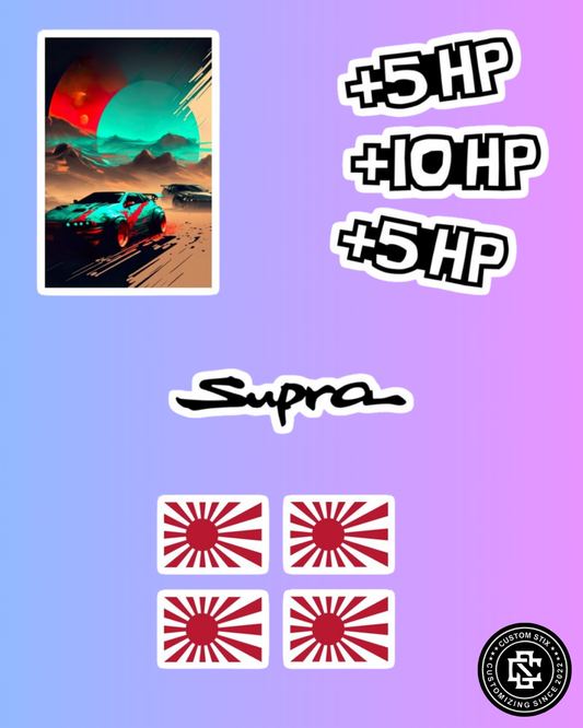 JDM Stickers pack - 45 pcs