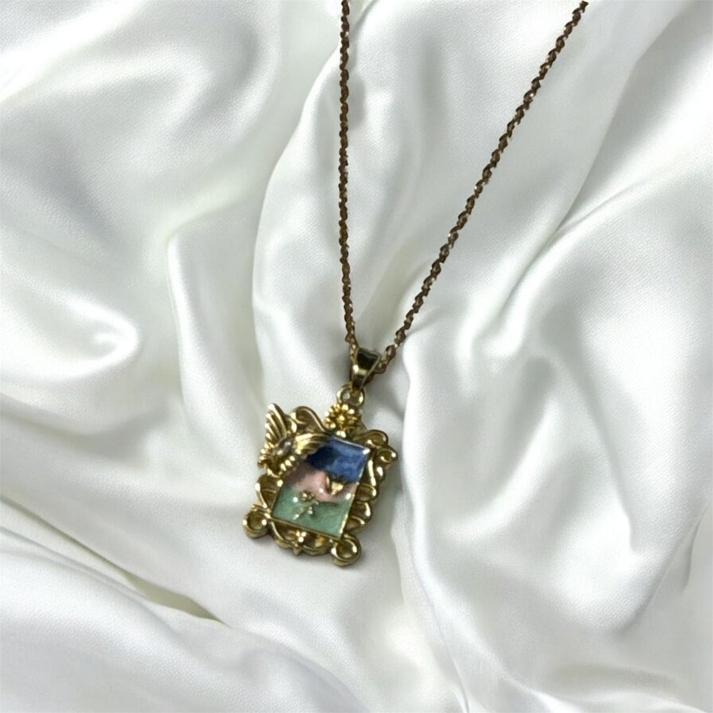 Enamel Charm Pendant