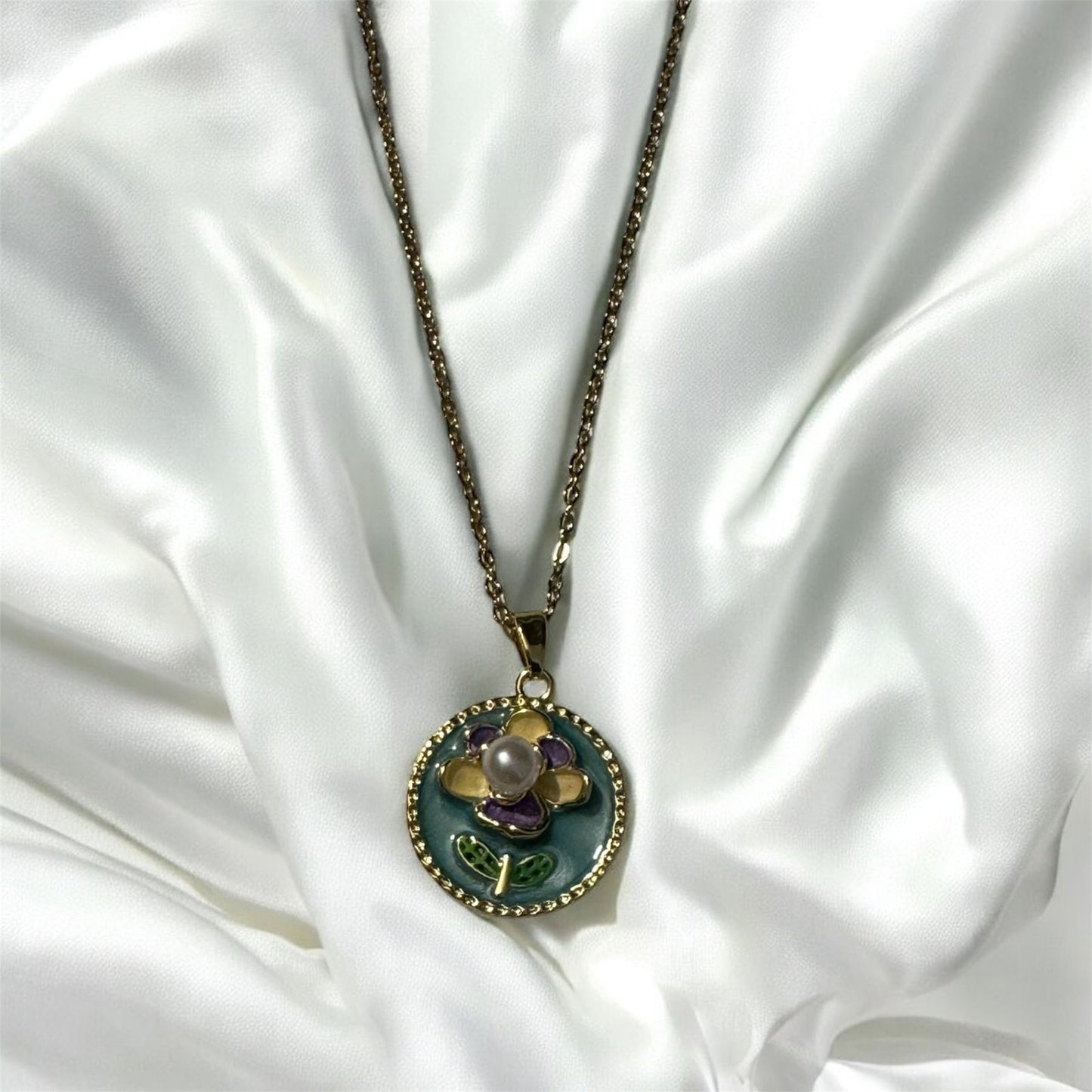 Enamel Charm Pendant