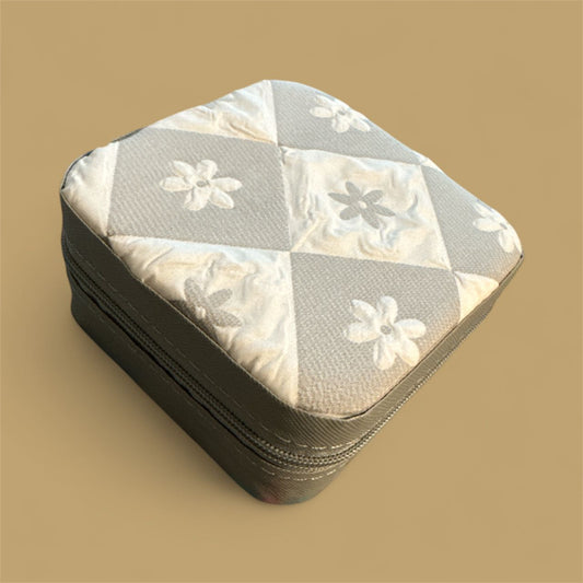Mini Quilted Jewelry Case – Small