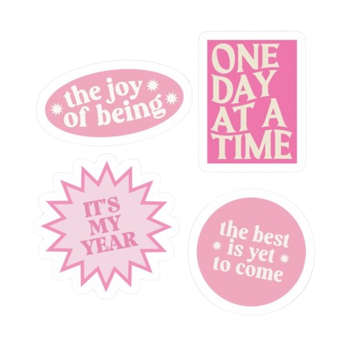 Pink Stickers Collection