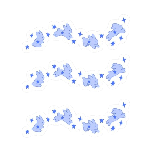 Blue Stickers Collection