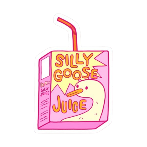 Silly Goose Juice Sticker