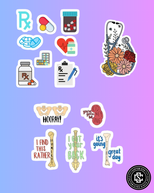 Doctors Stickers pack - 45 pcs