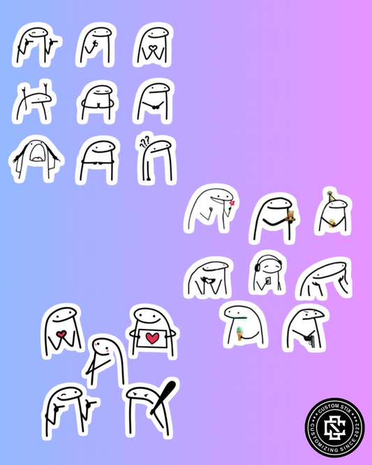 Flork Stickers Pack - 22 pcs