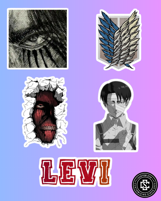 Attack on Titan Stickers pack - 15 pcs