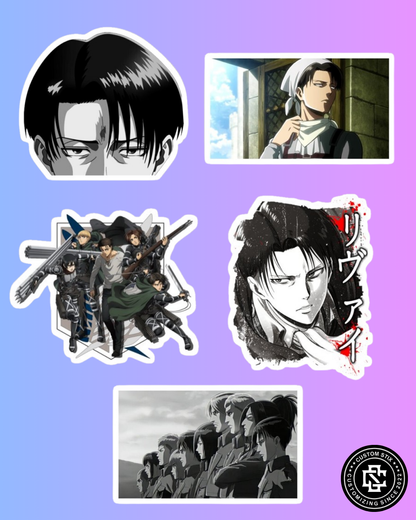 Attack on Titan Stickers pack - 15 pcs
