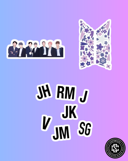 BTS Stickers pack - 75 pcs