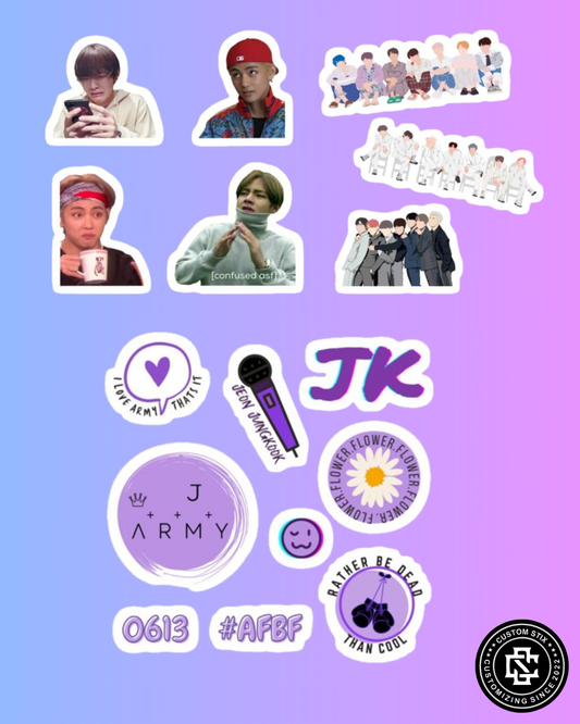 BTS Stickers pack - 75 pcs