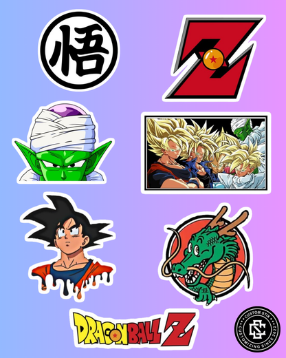Dragon Ball Z Stickers pack - 15 pcs