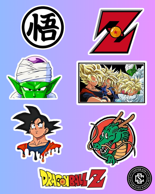 Dragon Ball Z Stickers pack - 15 pcs