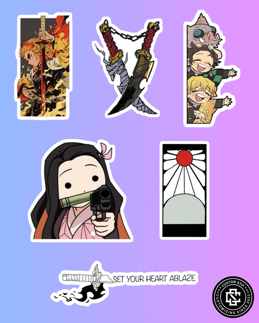 Demon Slayer Stickers pack - 14 pcs