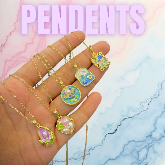 Enamel Charm Pendant
