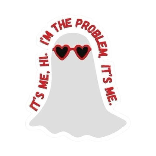 Im the problem Ghost Sticker