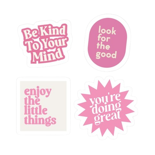 Pink Stickers Collection