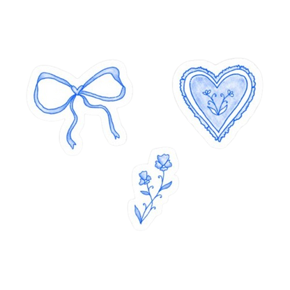 Blue Stickers Collection