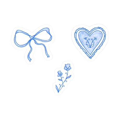Blue Stickers Collection