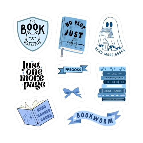 Blue Stickers Collection