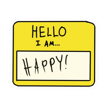 Hello I am ... Stickers