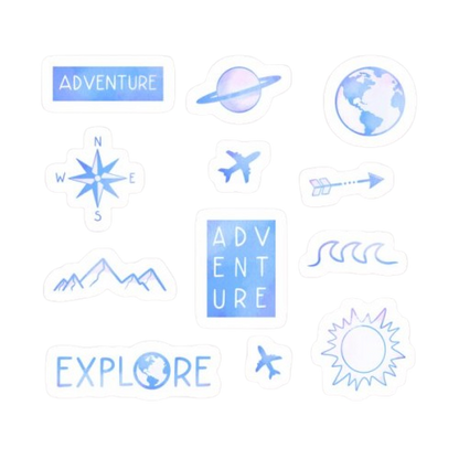 Blue Stickers Collection
